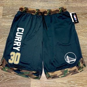 Steph Curry NBA Camo Mens Shorts Sz LRG. Warriors